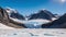 An Image Of A Stunningly Evocative View Of A Glacier