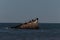 This is an image of the sunken ship at Sunset beach in Cape May New Jersey. It now sits as a refuge for shorebirds.