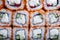 Image of sushi roll set
