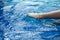 Image of swimming pool children foot