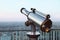 Image of telescope overlooking for city