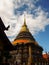 The image of thai pagoda Phrathat Lampang Luang Thailand