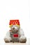 Image of toy bear basket trolley white background