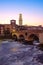 Image of Verona. Pietra bridge on Adige river