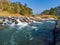 This image was captured at Bhairabkunda picnic spot in Udalguri district. dhanshiri river flowing through rocks