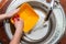 An image of washing the dish in kitchen