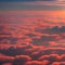 image of the watching from the plane the cloudy skyscape.