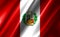 Image of the waving flag Peru.