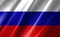 Image of a waving Russian flag.