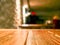 Image of wooden table, resturant