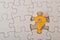 The image of a yellow question mark on a jigsaw puzzle background conveys the ideas of problem-solving, confusion, seeking