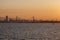 Image of Yokohama Baybridge and sunset view