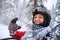 image of young snowboarder