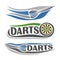 Images on the darts theme