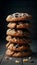 ImageStock An artistic portrayal of cookies in hyper realistic foodgraphy