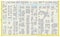 Imaginary cadastral plan of an industrial and commercial area