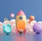 imagination creative spaceship take off cute cloud kid galaxy space display podium product startup school online learn education