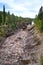 Imatra. Dry Riverbed of Vuoksa River