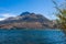 Imbabura volcano and San Pablo lake