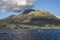 Imbabura volcano under San Pablo Lake, Otavalo, Ecuador