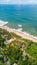 Imbassai Beach, Bahia. Aerial view