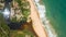 Imbassai Beach, Bahia. Aerial view