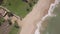 Imbassai Beach, Bahia. Aerial view.