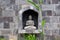 The Imitation of Buddhist stupa at the Borobudur Buddhist temple, great religious architecture in Magelang, Central Java, Indonesi