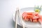 Imitation Crab Stick on a plate