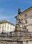 Immaculata Maria pillar in old town of Banska Stiavnica, Slovakia.