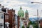 Immaculate Heart of Mary Church and Brereton Street on Polish Hill, in Pittsburgh, Pennsylvania