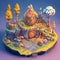 Immersive Fantasy Island: Stylized Game Assets for Detailed and Vivid Gameplay