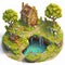 Immersive Fantasy Island: Stylized Game Assets for Detailed and Vivid Gameplay