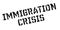Immigration Crisis rubber stamp