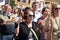 Immortal Regiment - people with portraits of their relatives, participants in the Second World War, on the Victory Day parade