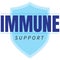 Immune support icon in dark blue