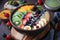 immunity-boosting smoothie bowl, with fruits and veggies for added nutrients