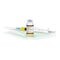 Immunization, Polio Vaccine Medical Test, Vial And Syringe Ready For Injection A Shot Of Vaccine Isolated On A White