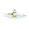 Immunization, Tetanus Vaccine Medical Test, Vial And Syringe Ready For Injection A Shot Of Vaccine Isolated On A White