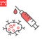 Immunotherapy line icon