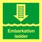 IMO SOLAS IMPA Safety Sign Image - Embarkation Ladder