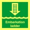 IMO SOLAS IMPA Safety Sign Image - Embarkation ladder