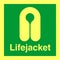 IMO SOLAS IMPA Safety Sign Image - lifeacket