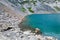 Imotski Blue Lake in Limestone Crater near Split