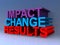 Impact change results on blue