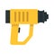 Impact drill icon, flat style