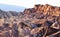 Impassible Death Valley eroding mountains