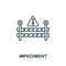 Impediment icon. Simple element from agile method collection. Filled Impediment icon for templates, infographics and