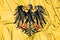 Imperial banner of Holy Roman Emperor before 1433. 3D Illustration.