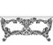 Imperial Baroque Console Table. French Luxury carved ornaments decorated table furniture. Vector Victorian Royal Style